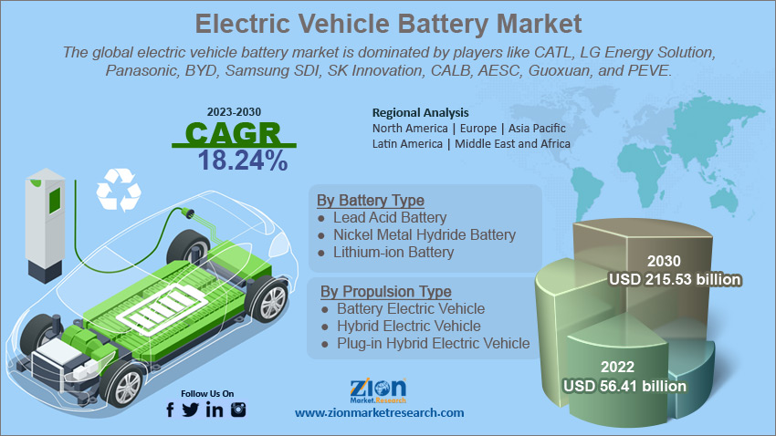 Global Electric Vehicle Battery Market Size