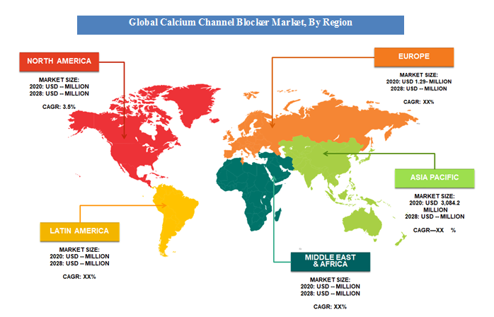 Calcium Channel Blocker Market By Region