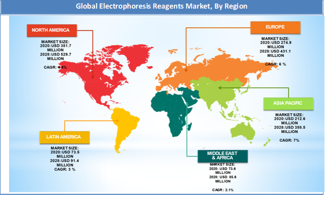 Global Electrophoresis Reagents Market Regional Analysis
