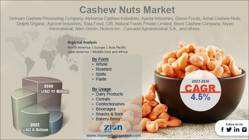 Global Cashew Nuts Market Size