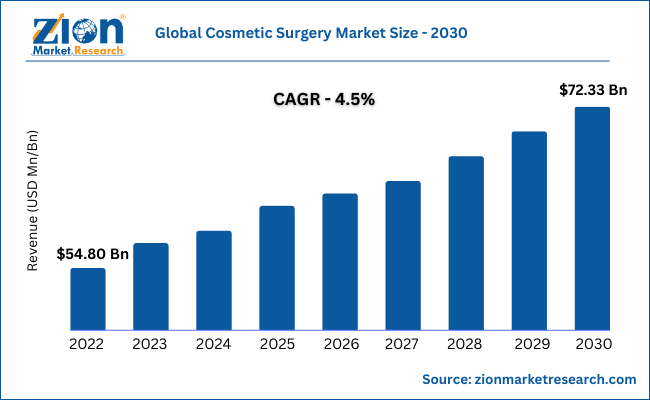 Global Cosmetic Surgery Market Size