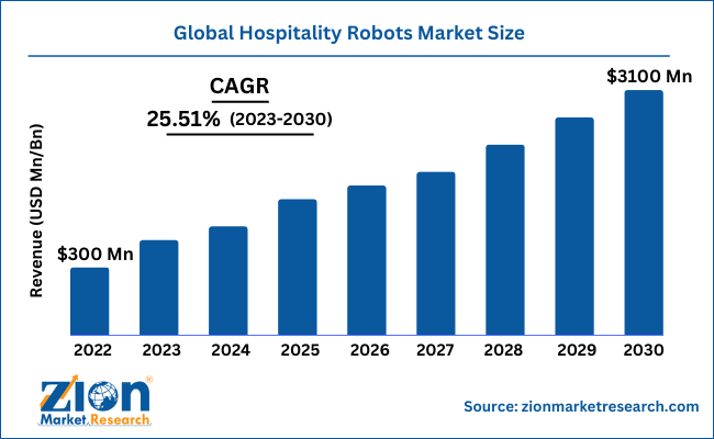 Global Hospitality Robots Market Size