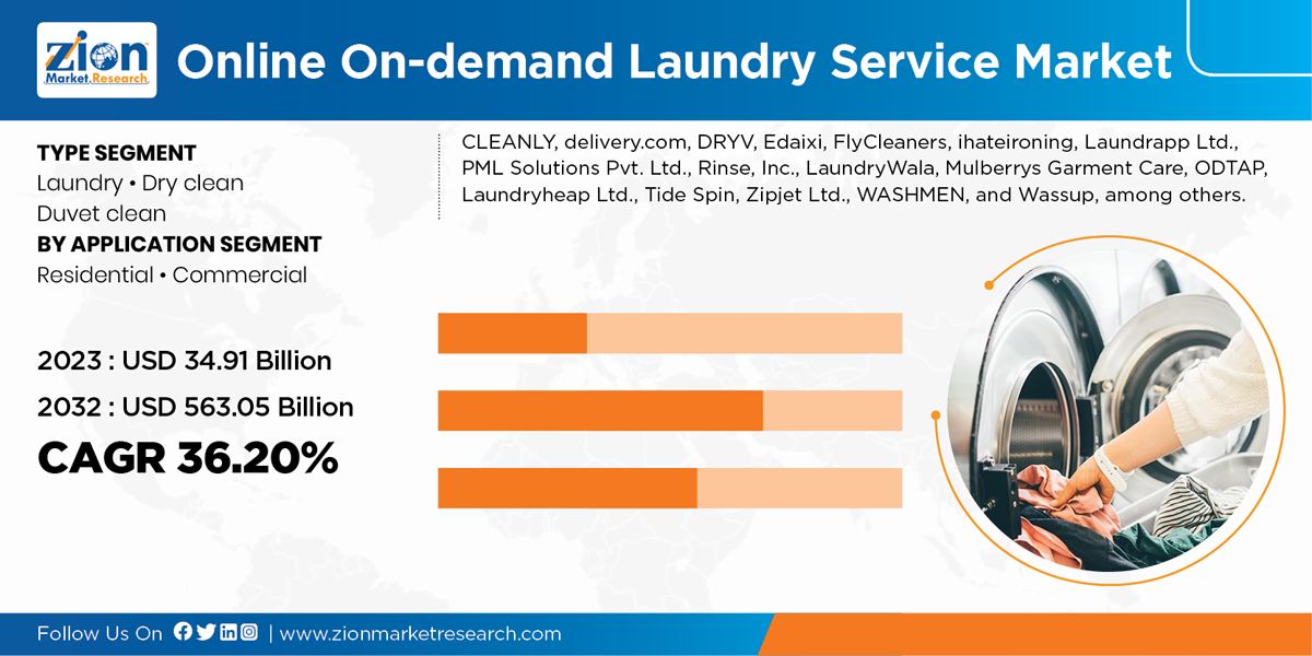 Global Online on demand laundry service market