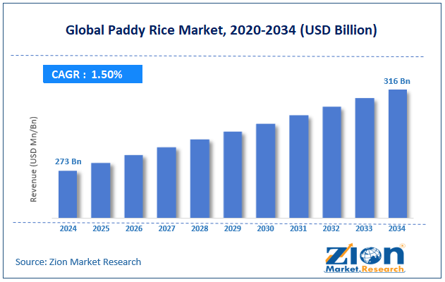 Global Paddy Rice Market Size