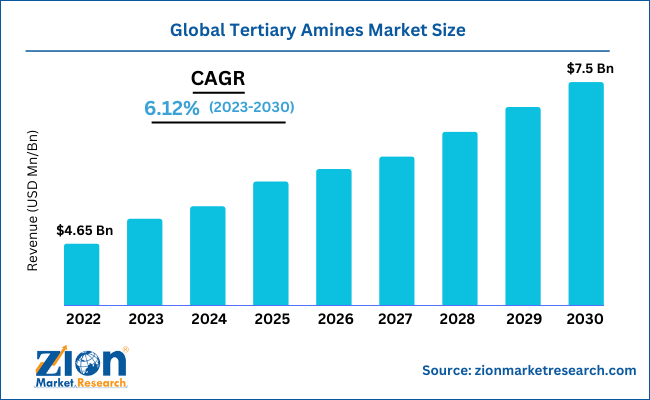 Global Tertiary Amines Market Size